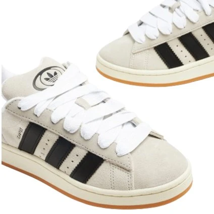 Adidas Campus 00S WCrystal White/ Core Black/ Off White - Image 5