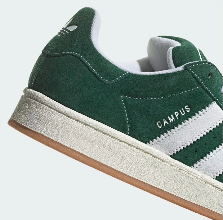 Adidas Campus 00s Green Suede Retro Sneakers - Image 7