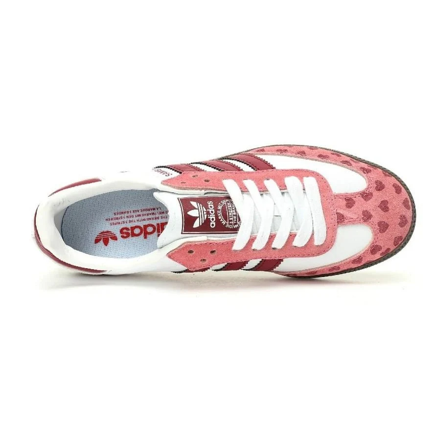 Adidas Samba OG Red Pink Cloud White Sneakers - Image 5