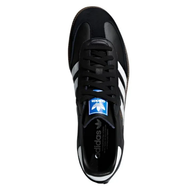 Adidas Samba Sports Shoe With a Black Leather And Rubber Sole - Image 3