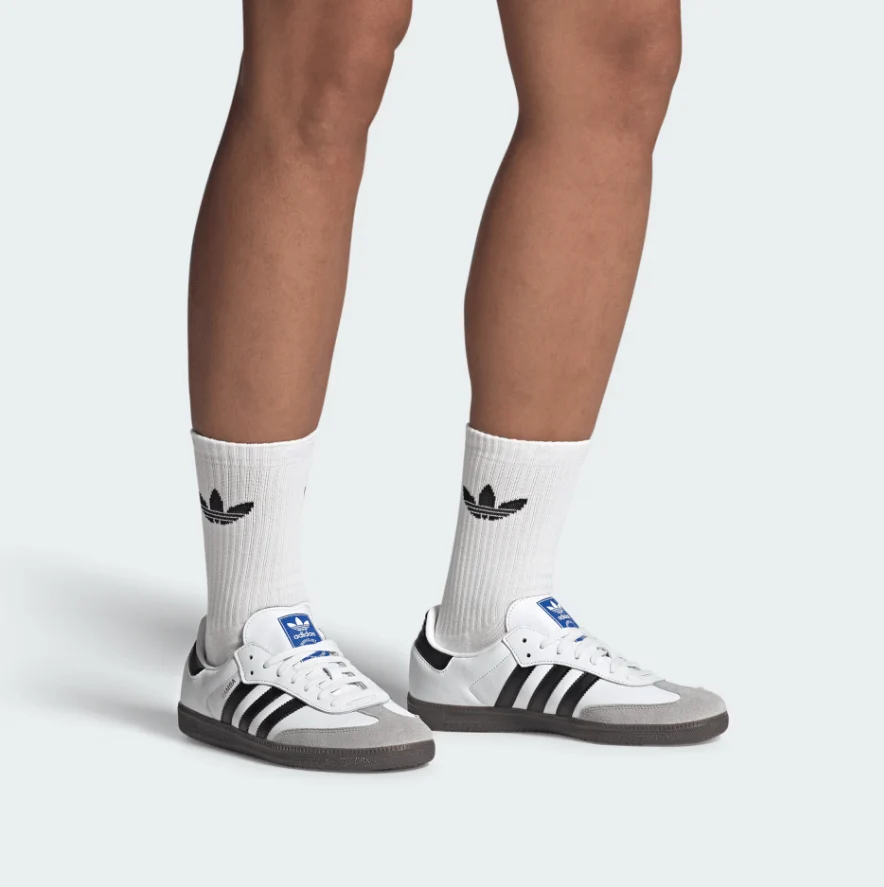 Adidas Samba ADV Skate Shoes - White/Black/Granite - Image 8