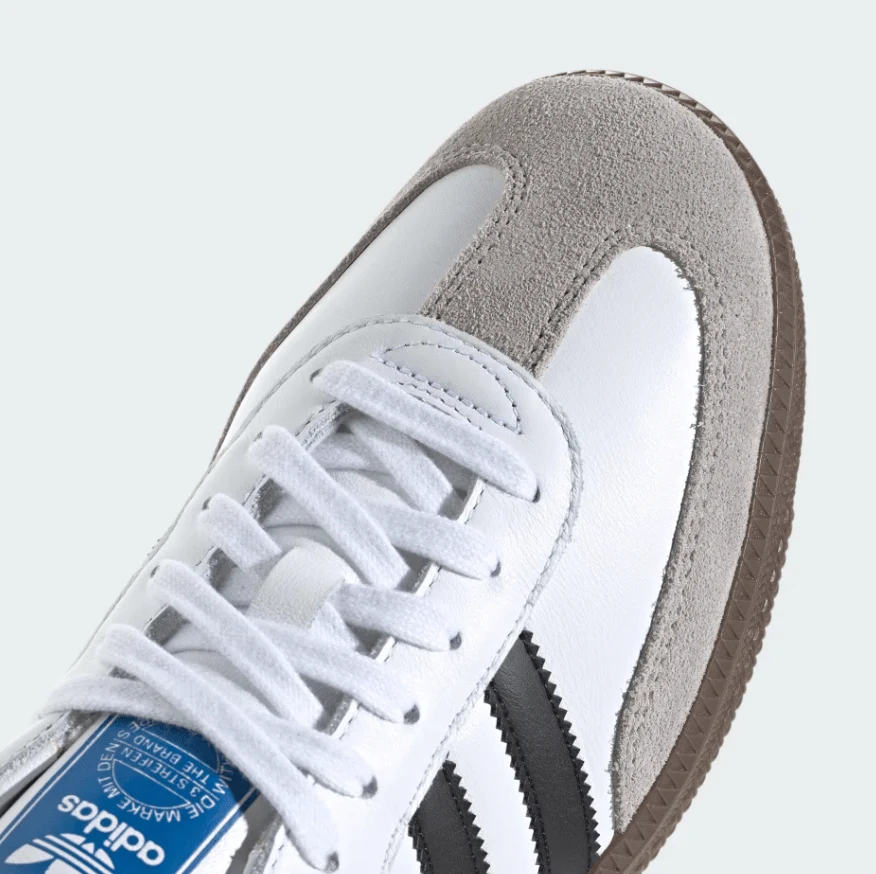 Adidas Samba ADV Skate Shoes - White/Black/Granite - Image 9
