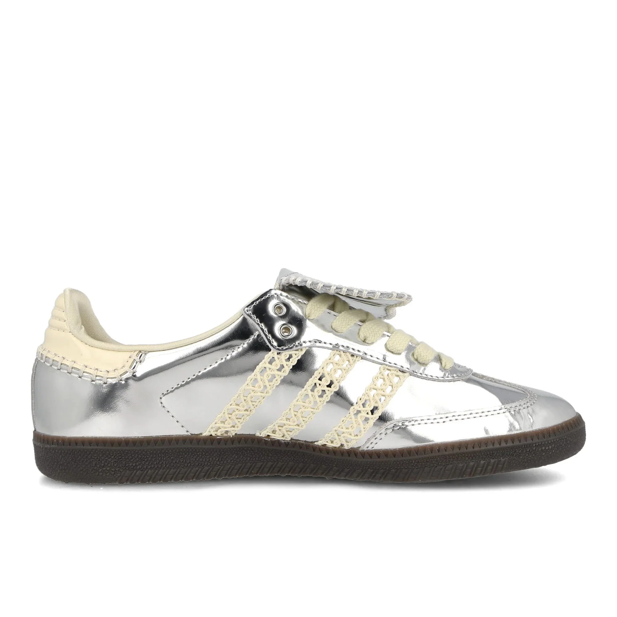 Adidas Samba X Wales Bonner Silver Sneakers - Image 3