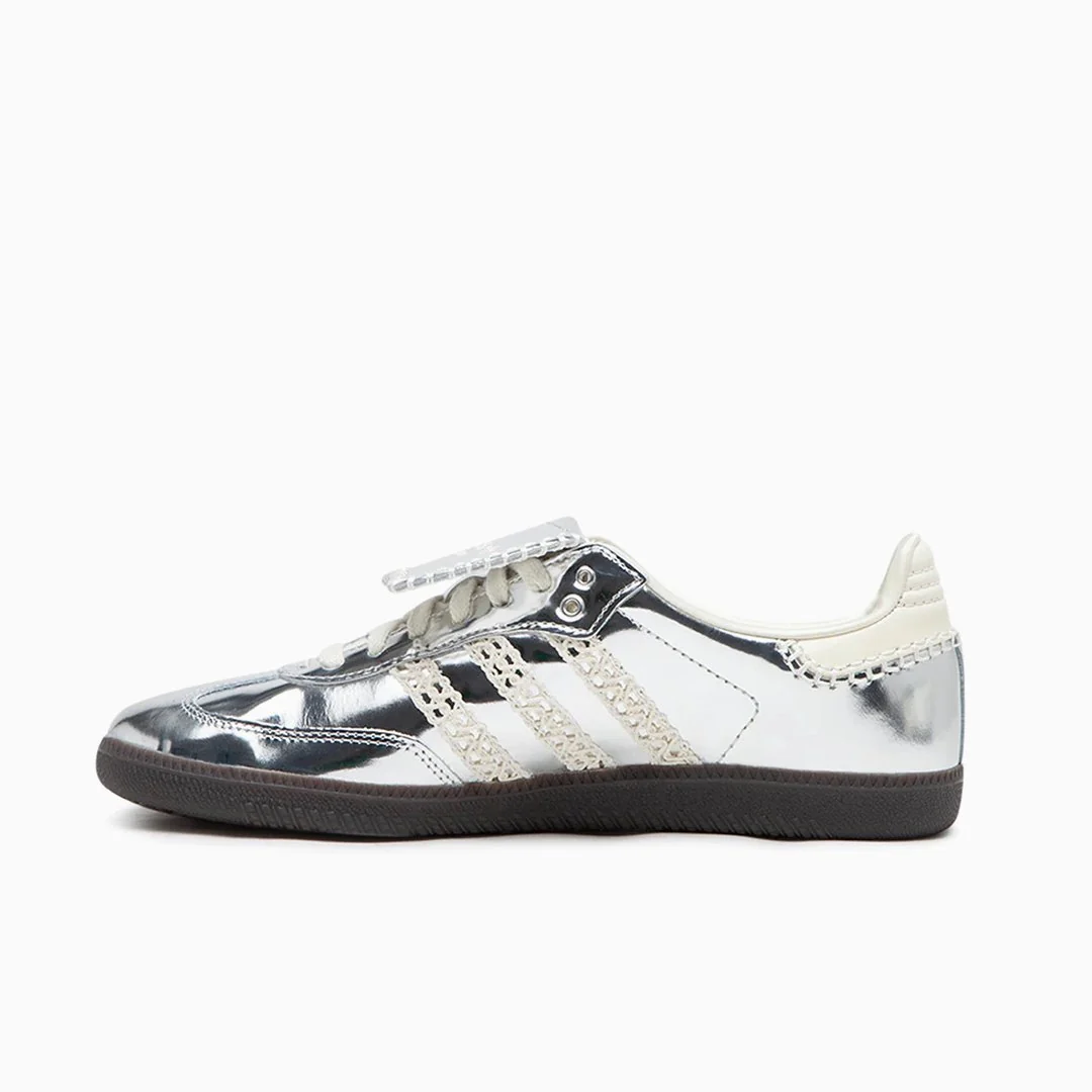 Adidas Samba X Wales Bonner Silver Sneakers - Image 5