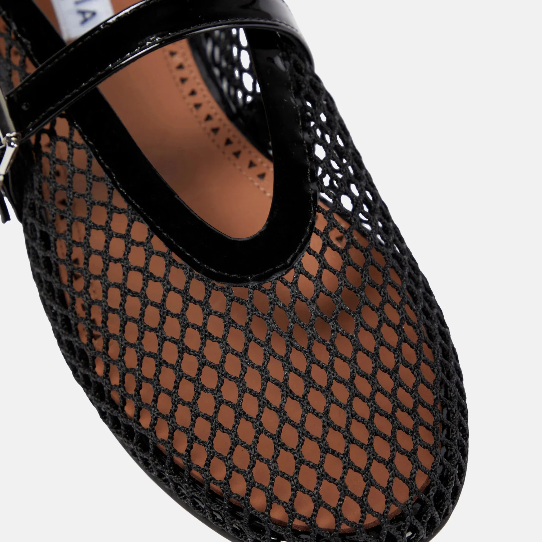 Alaïa Fishnet Ballet Flats - Image 4