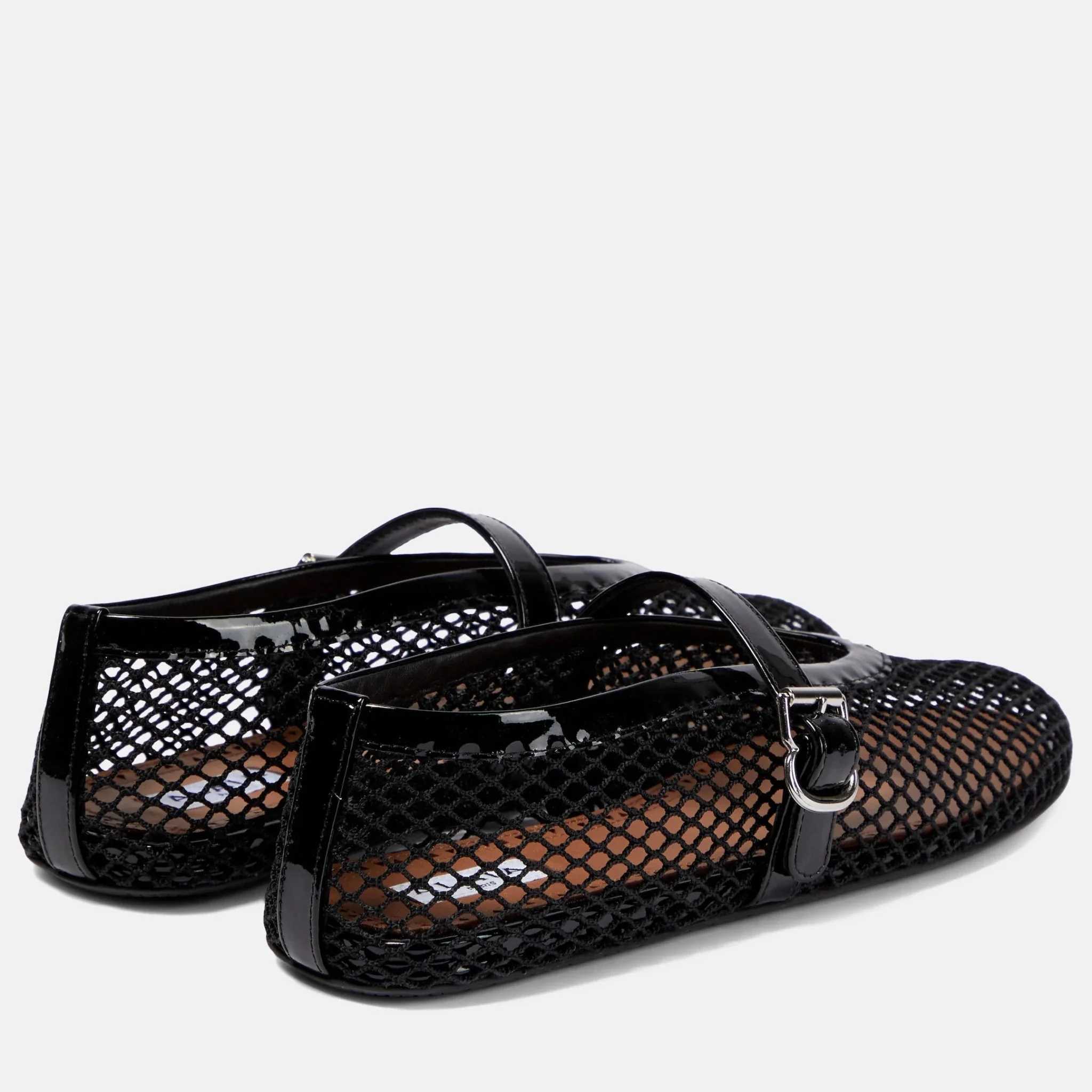 Alaïa Fishnet Ballet Flats - Image 5