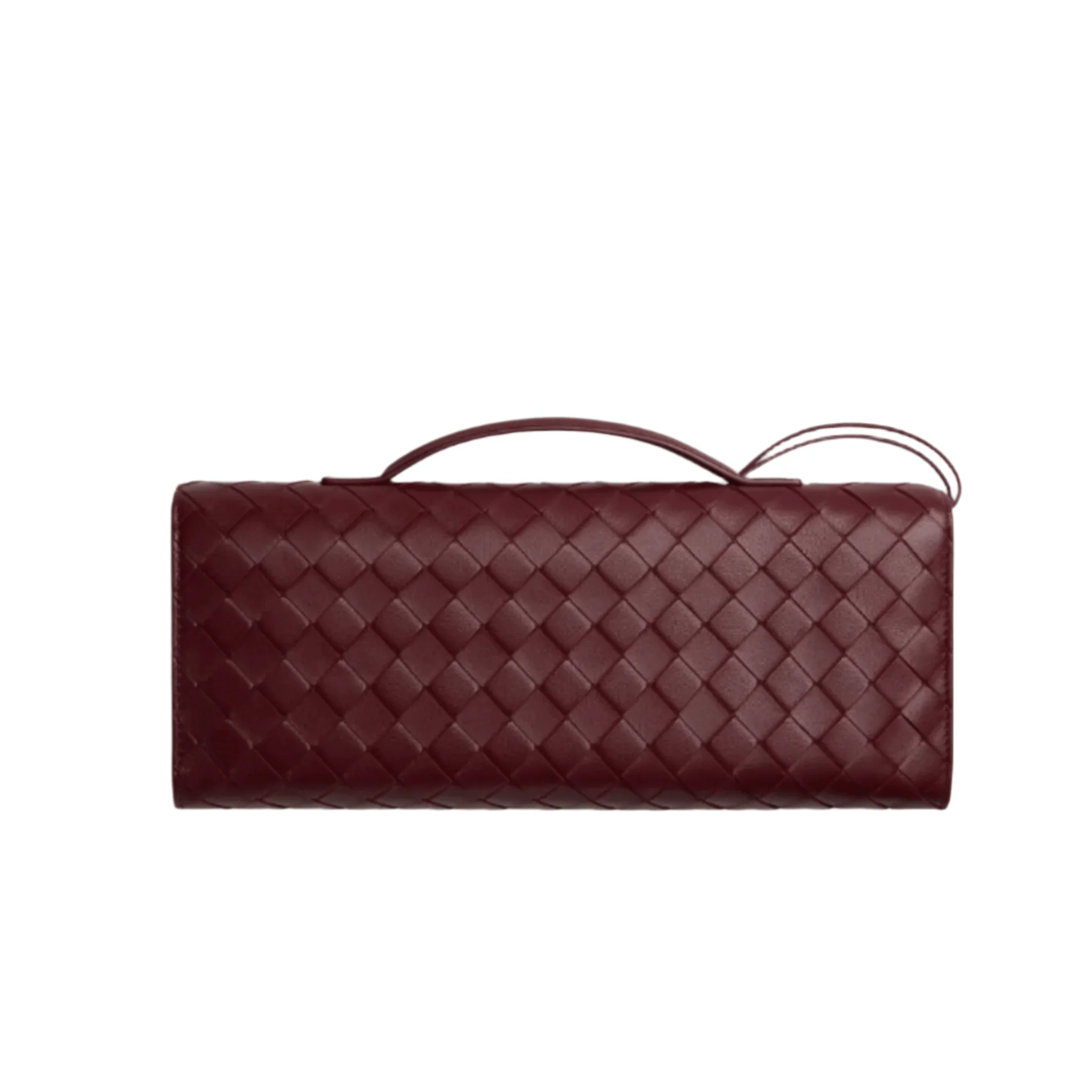 Bottega Veneta Andiamo Clutch – Barolo Intrecciato Leather With Brass - Image 3