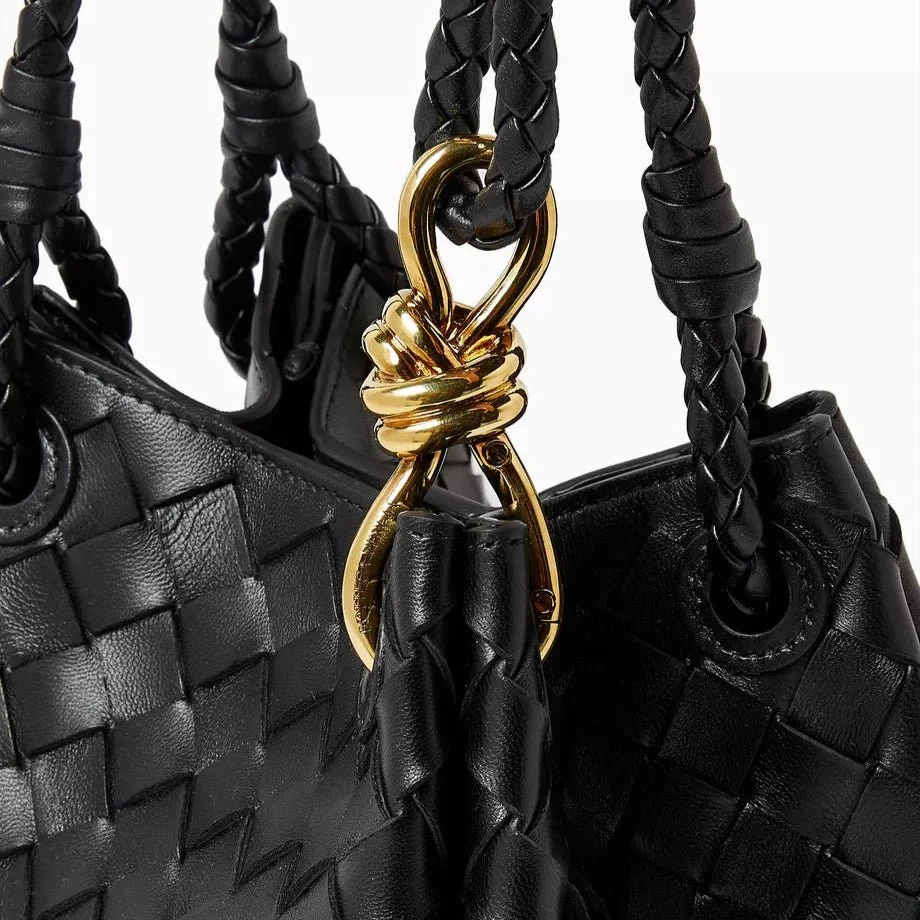 Bottega Veneta Follow Small Parachute Bag In Intrecciato Leather - Image 2
