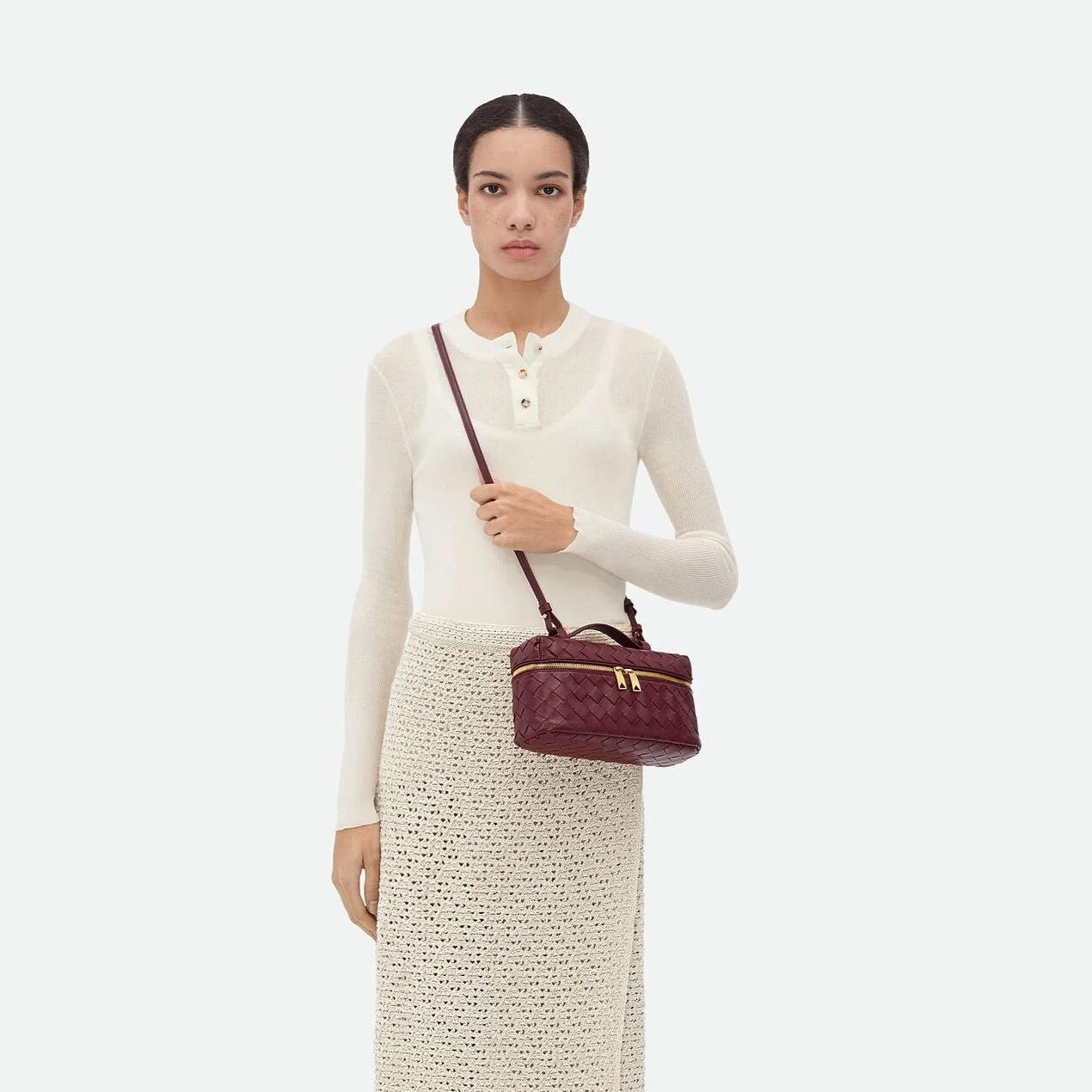 Bottega Veneta Intrecciato Leather Vanity Case - Image 4