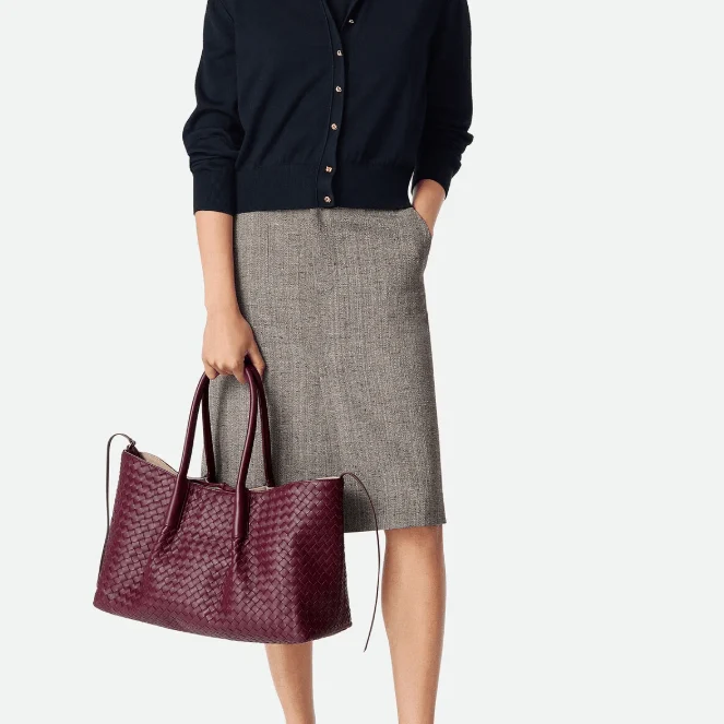 Bottega Veneta Medium Pinacoteca Reversible Leather Tote Bag - Image 2