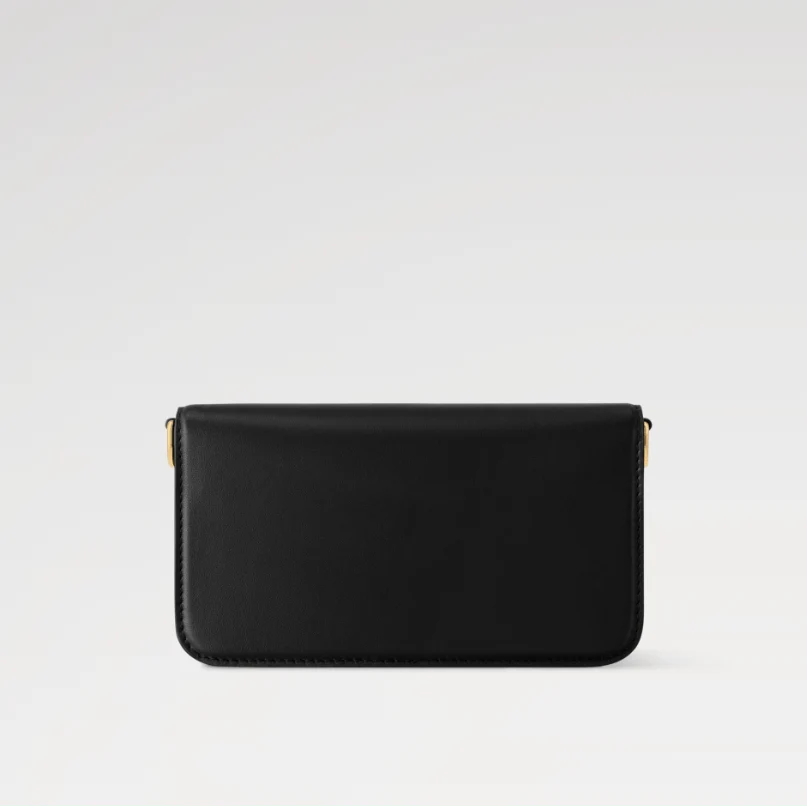 Louis Vuitton Bouncing Wallet On Chain LV Bloom – Black Crossbody Bag - Image 4