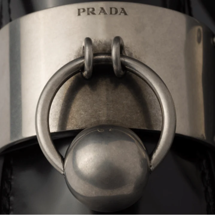 Prada Leather Metal Loafers - Image 5