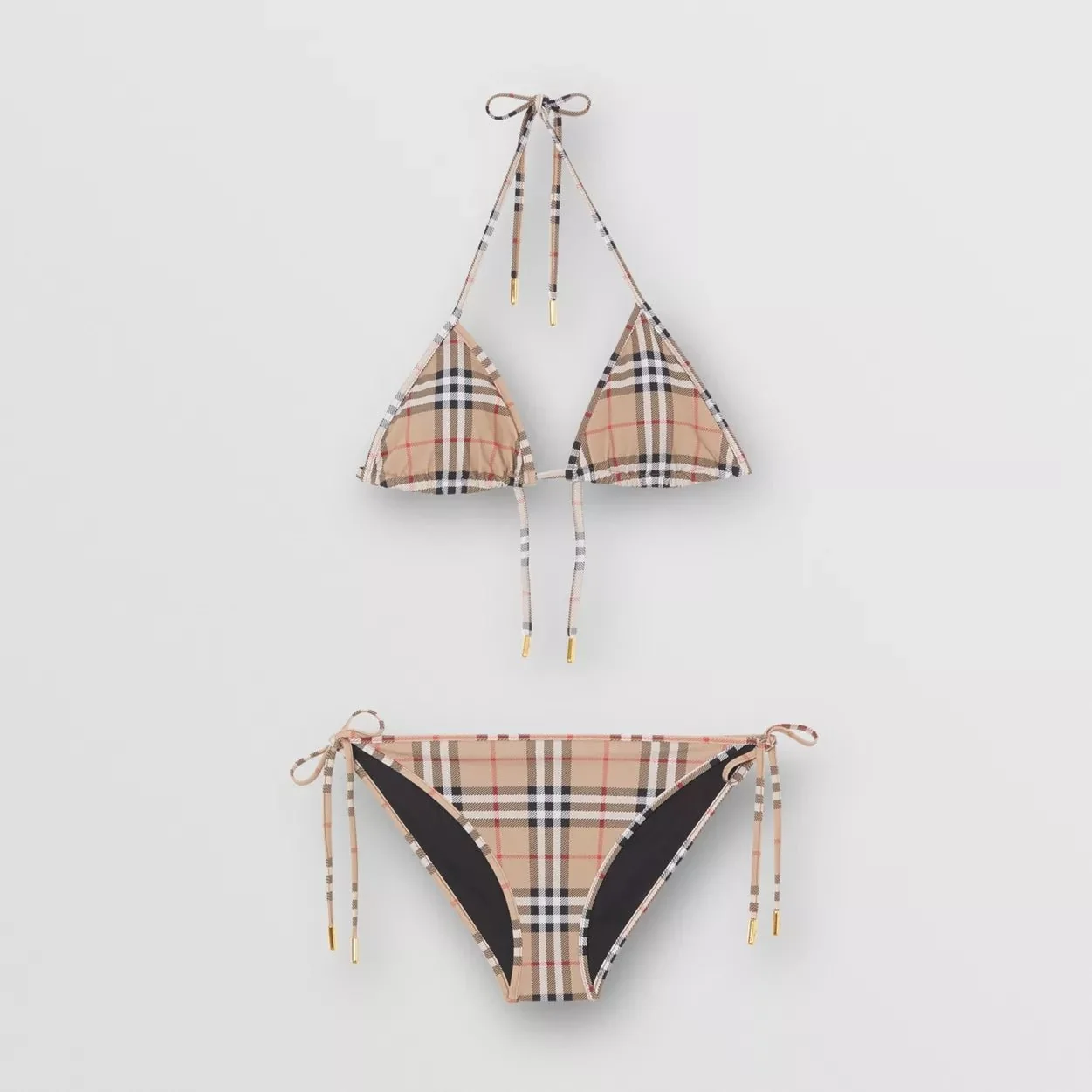 Burberry Cobb Vintage Check Two-Piece Swimsuit - Image 2