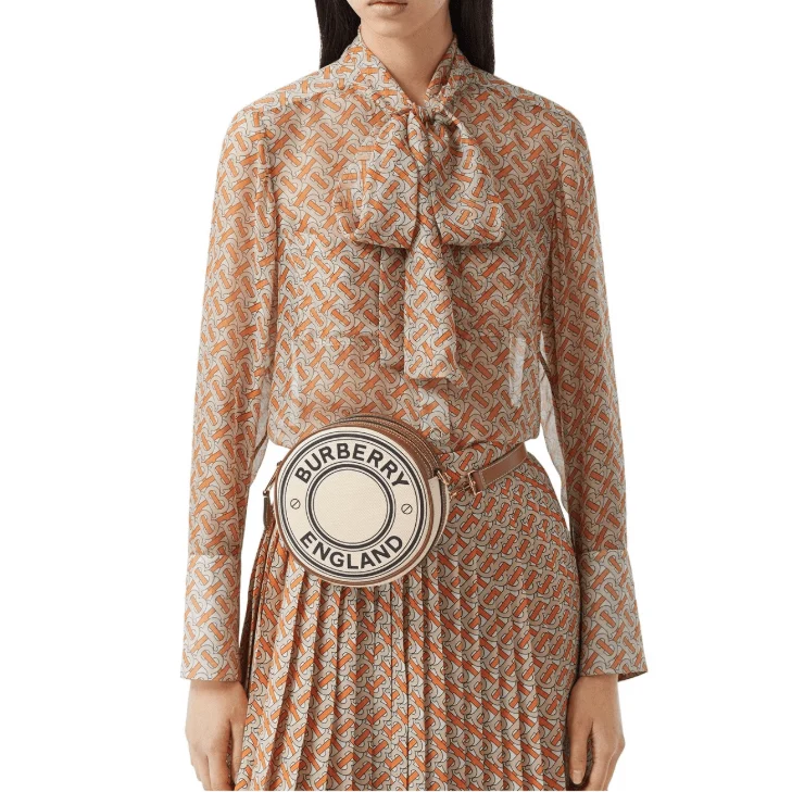 Burberry Louise Canvas & Calfskin Bag - Image 5