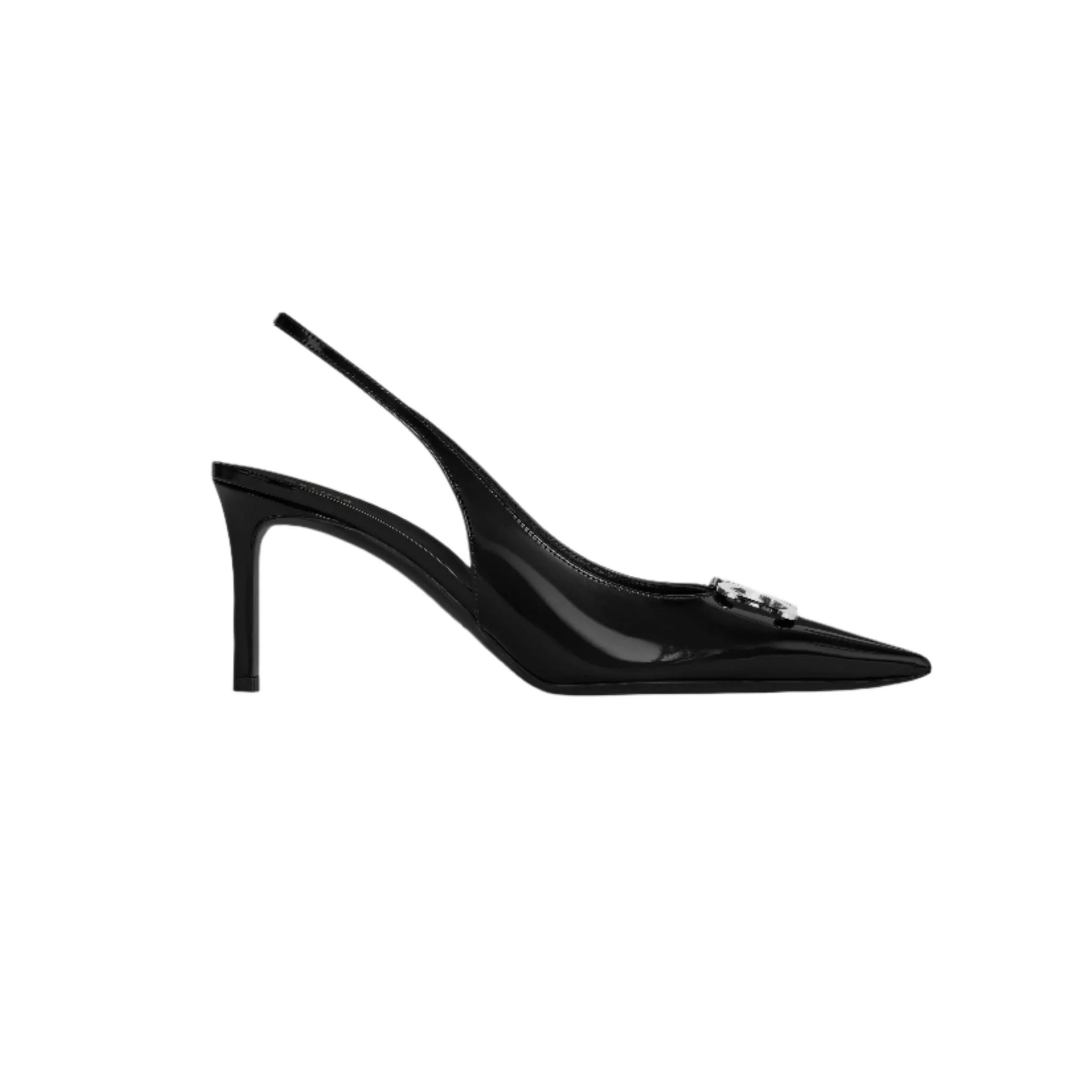 Celine Alma Triumph Patent Black Leather - Image 4