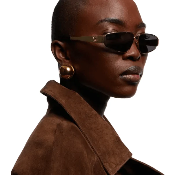 Celine Eyewear Triomphe Metal Aviator Sunglasses - Image 2