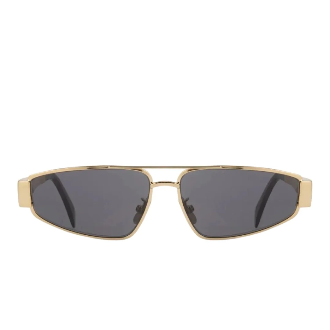 Celine Triomphe Metal 05 Sunglasses Gold Smoke