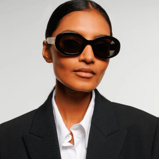 Celine Oval Sunglasses Women's Luxury Eyewear - Image 4