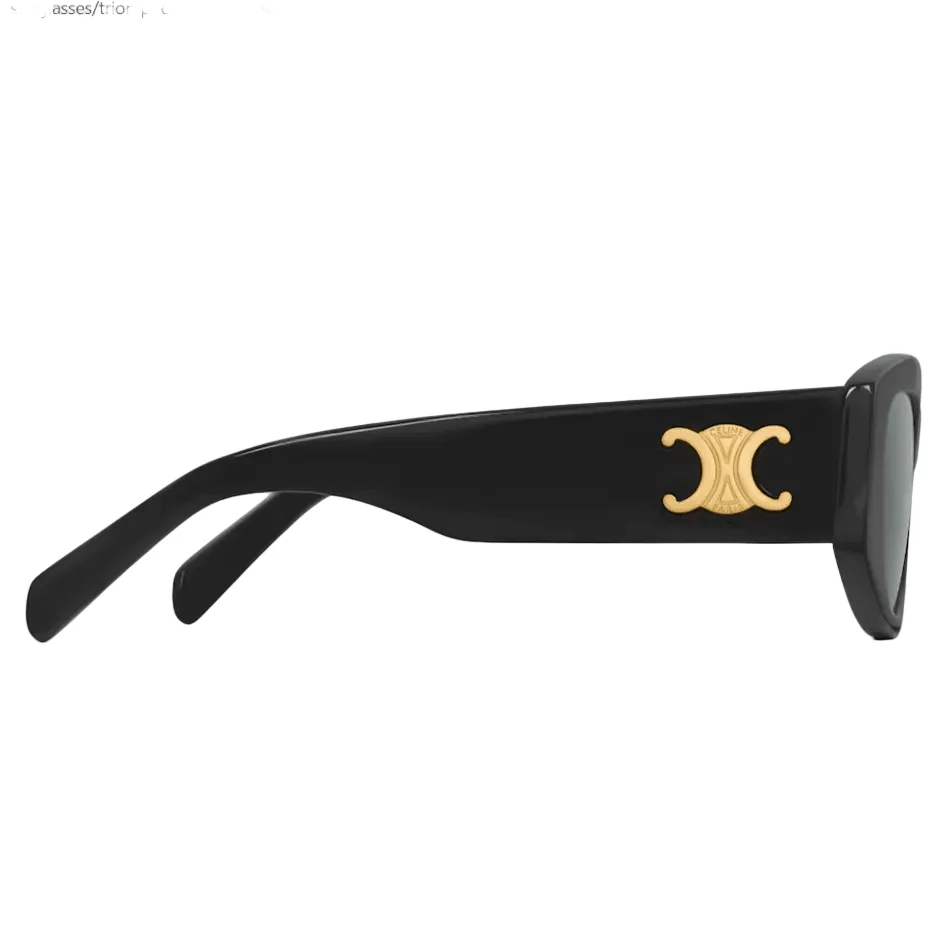Celine Triomphe 15 Sunglasses in Acetate Black - Image 4