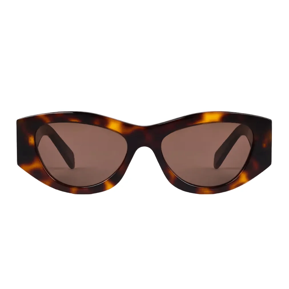 Celine Triomphe 15 Sunglasses in Acetate Dark Havana - Image 2