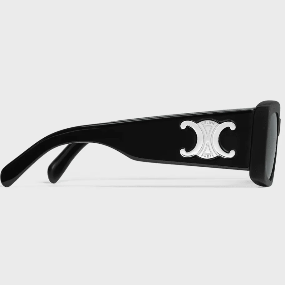 Celine Triomphe Sunglasses in Acetate Black - Image 2