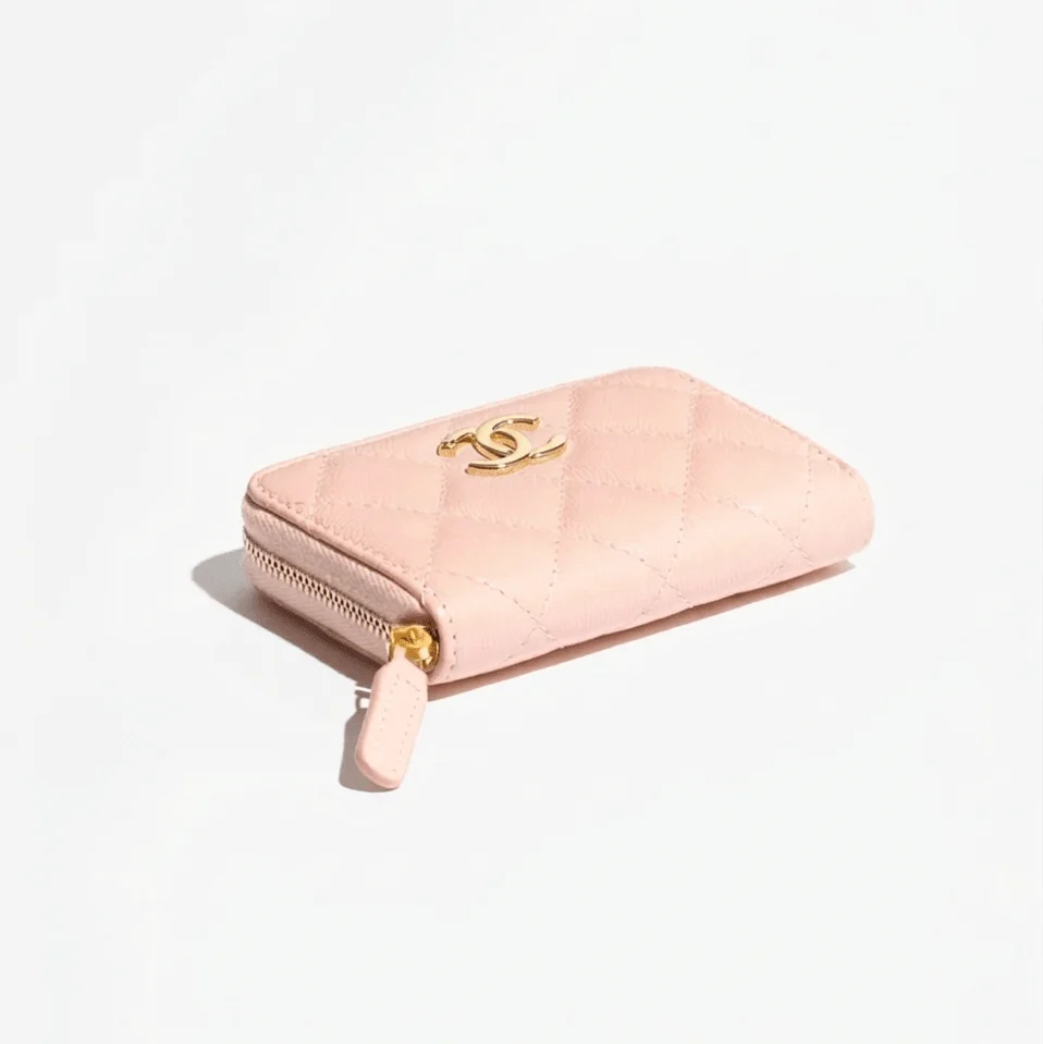 Chanel Shiny Grained Calfskin Light Pink - Image 2