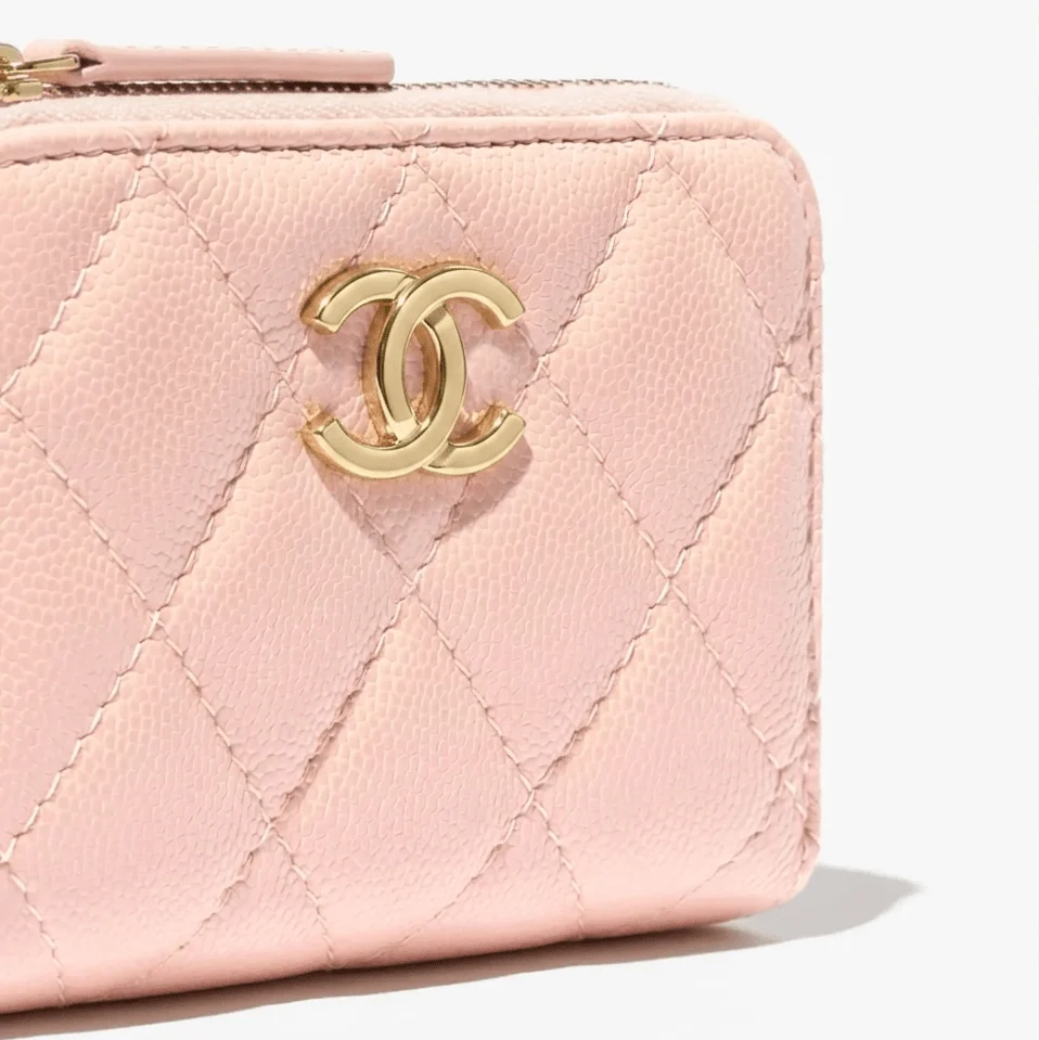 Chanel Shiny Grained Calfskin Light Pink - Image 3