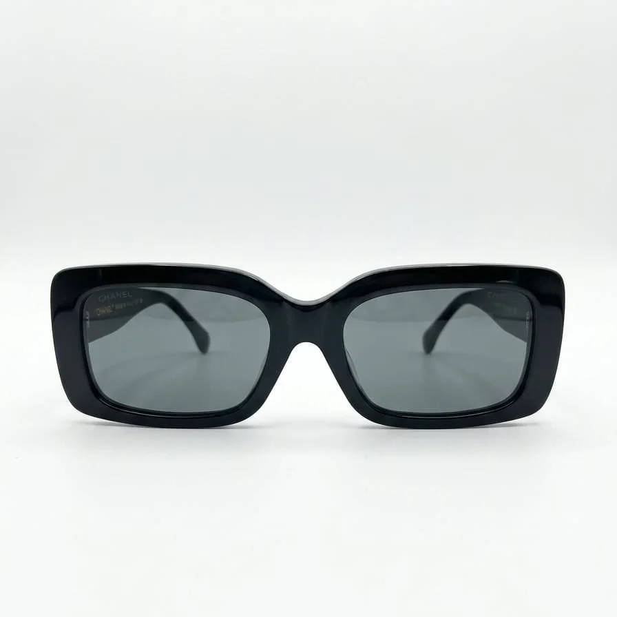 Chanel Square-Frame Signature Logo Sunglasses