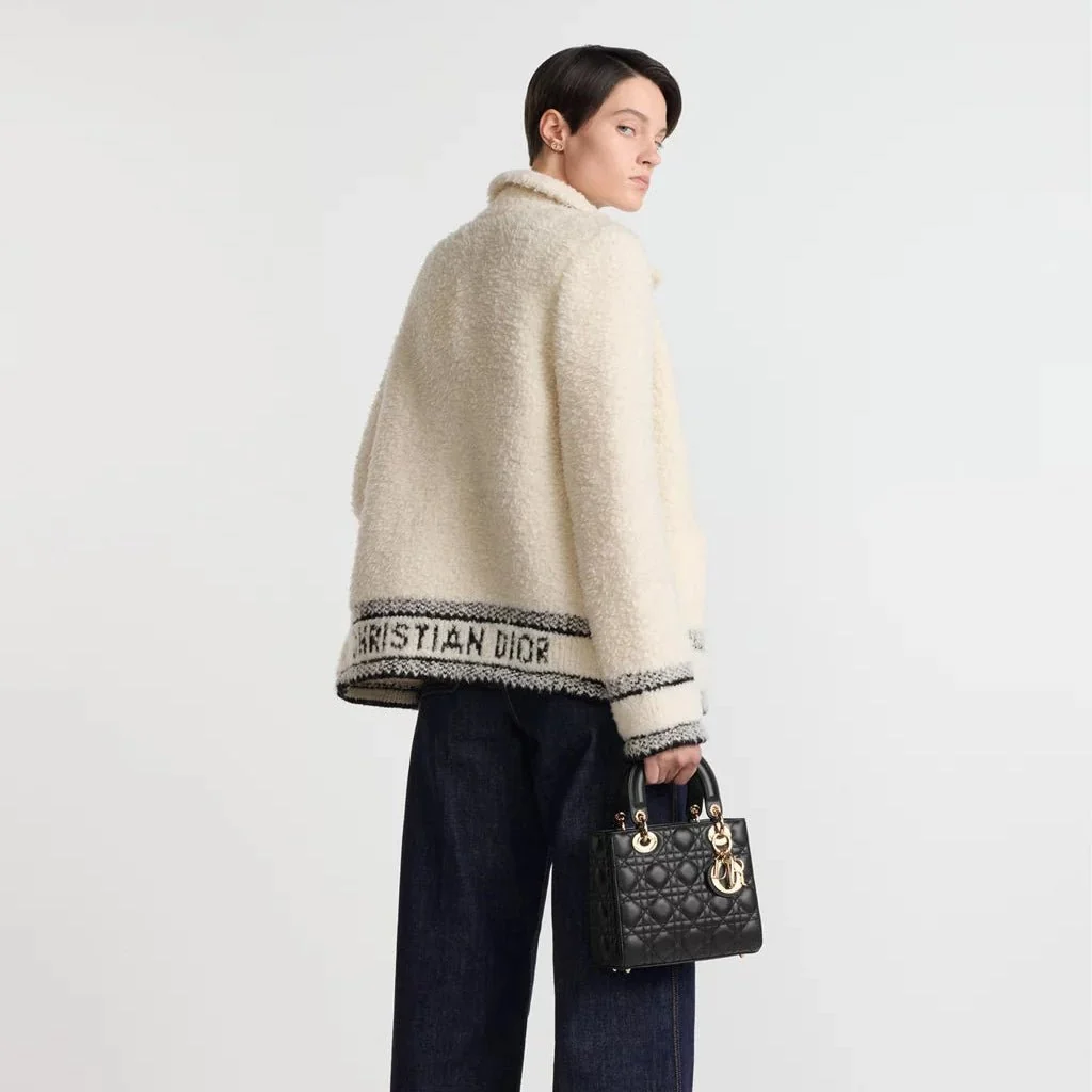 Dior Small Lady My ABCDior Bag Black Cannage Lambskin - Image 3