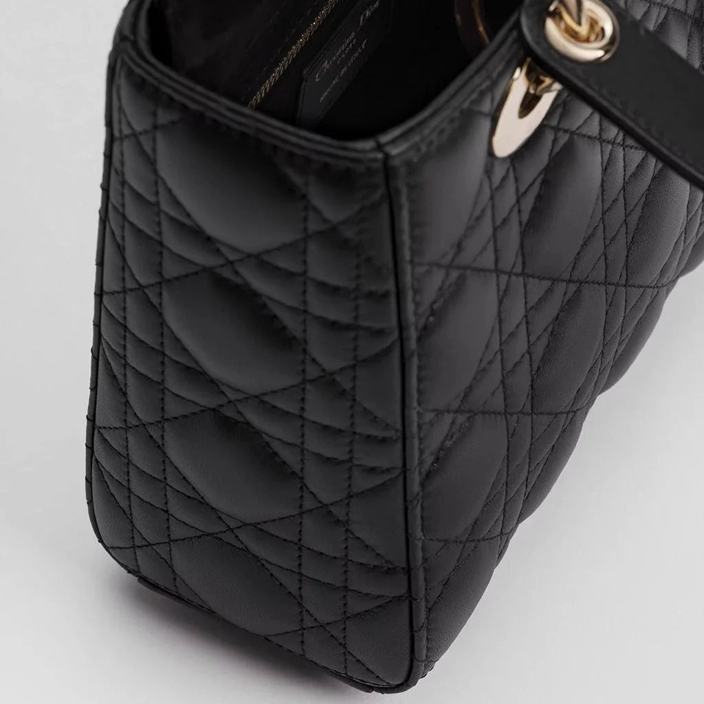 Dior Small Lady My ABCDior Bag Black Cannage Lambskin - Image 4