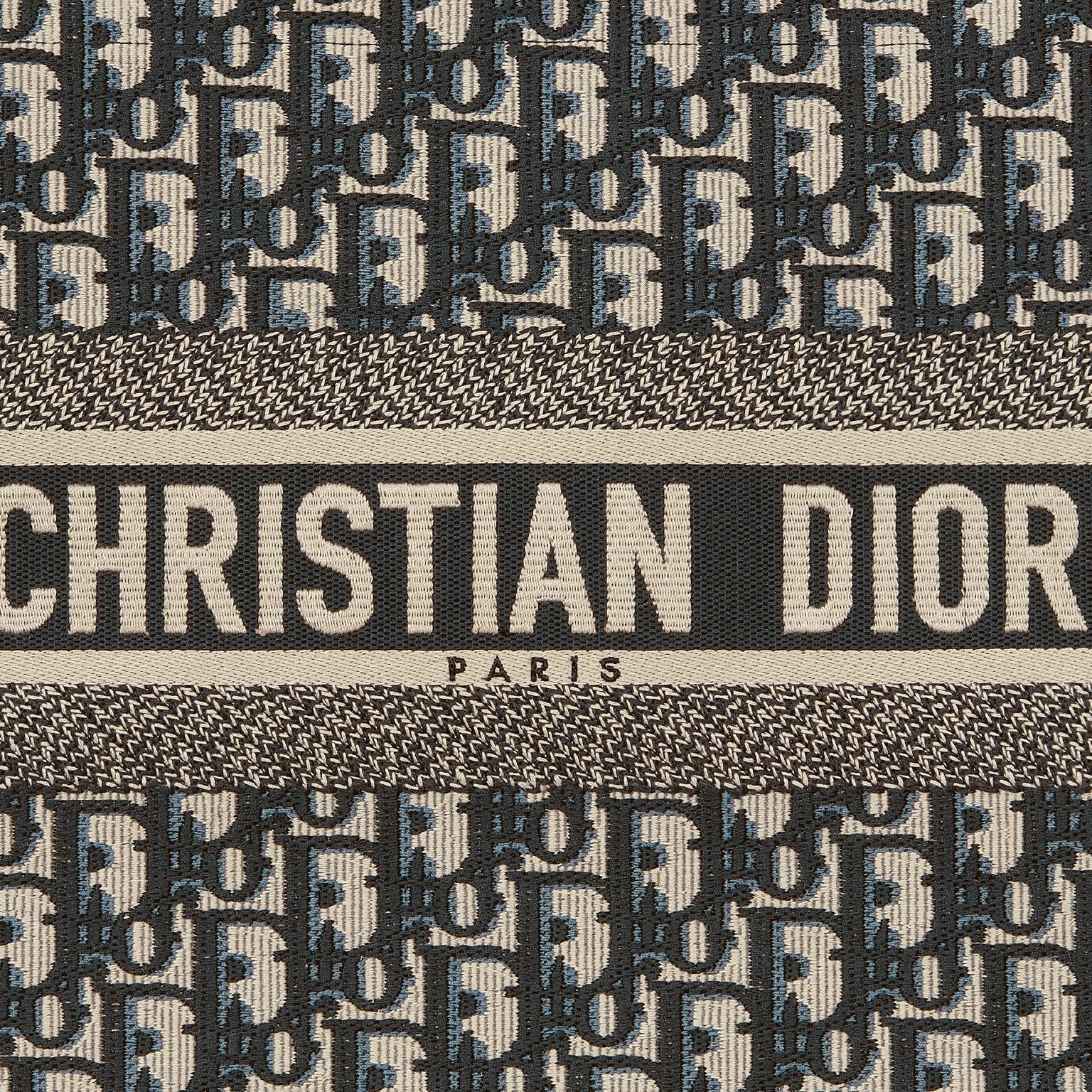 Dior Large Book Tote Blue - Image 8