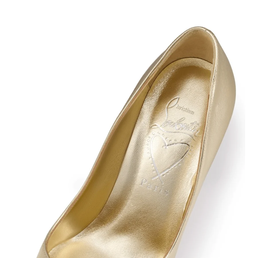 Christian Louboutin Pumps - Laminated Nappa Leather - Platine - Women 100 mm - Image 3