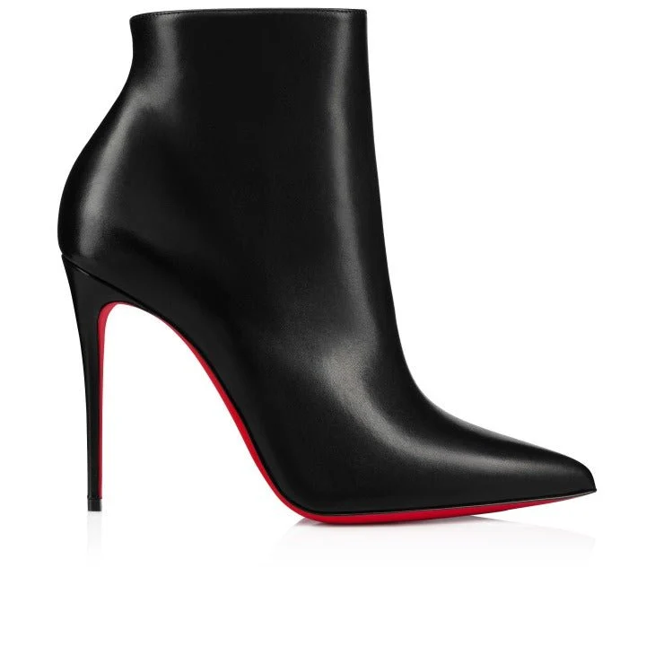 Christian Louboutin So Kate Booty 100 mm Low Boots Calf Leather Black - Image 5