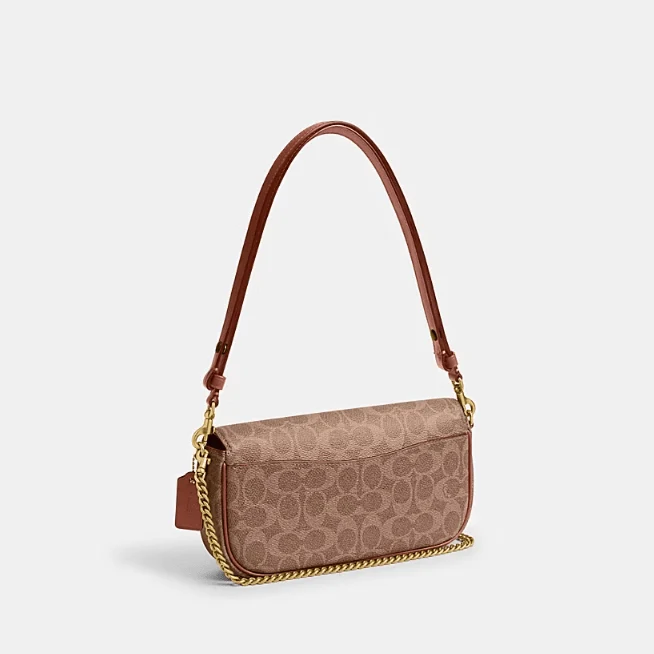 Coach Brook Flap Chain Bag In Signature Canvas - Image 7