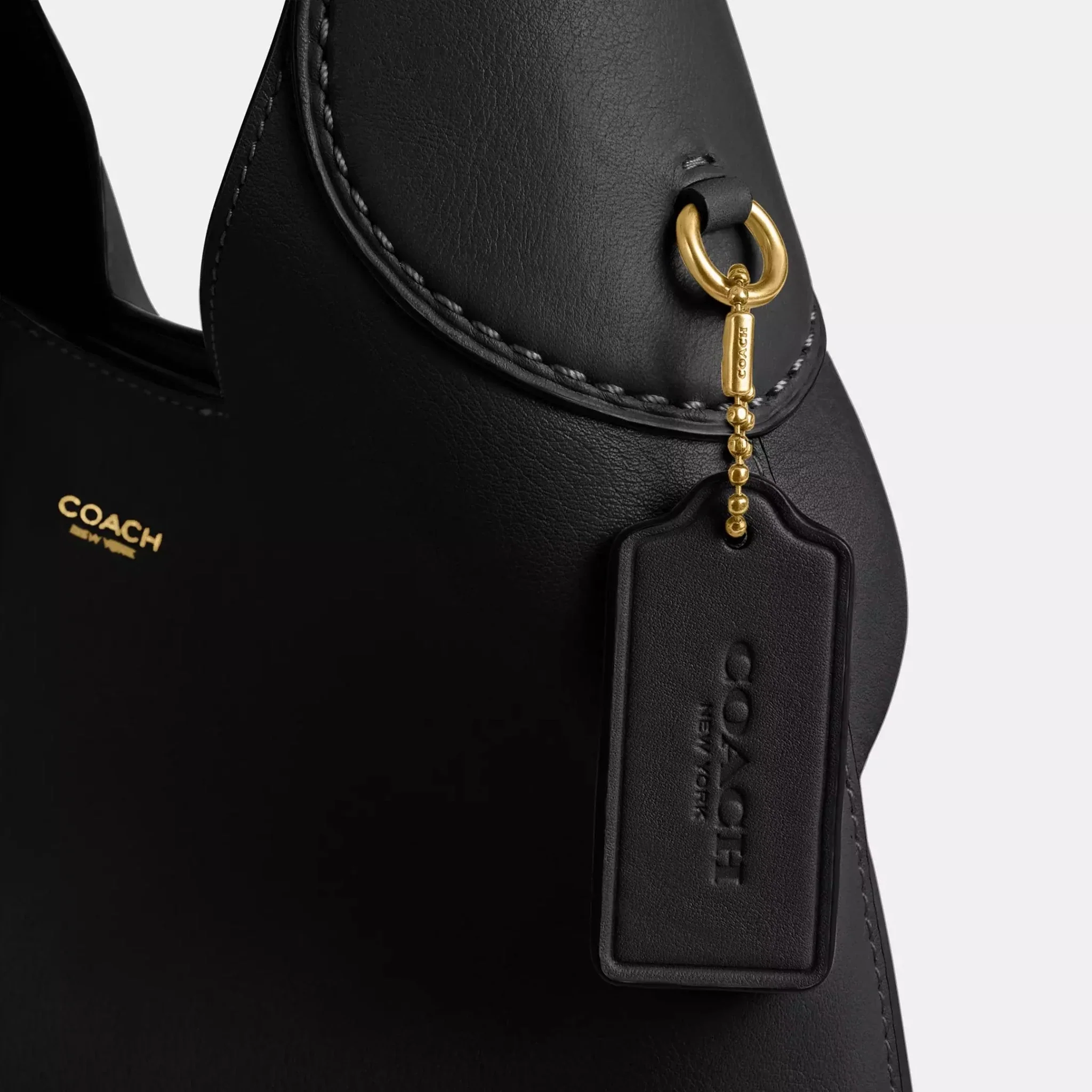 Coach Brooklyn Shoulder Bag 34 Brass/Black - Image 5