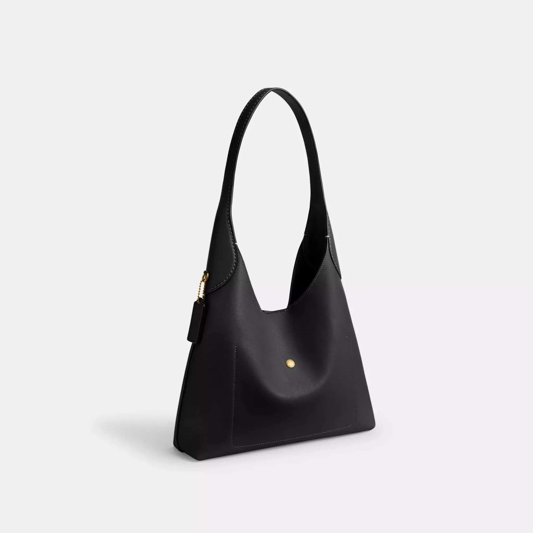 Coach Brooklyn Shoulder Bag 34 Brass/Black - Image 8