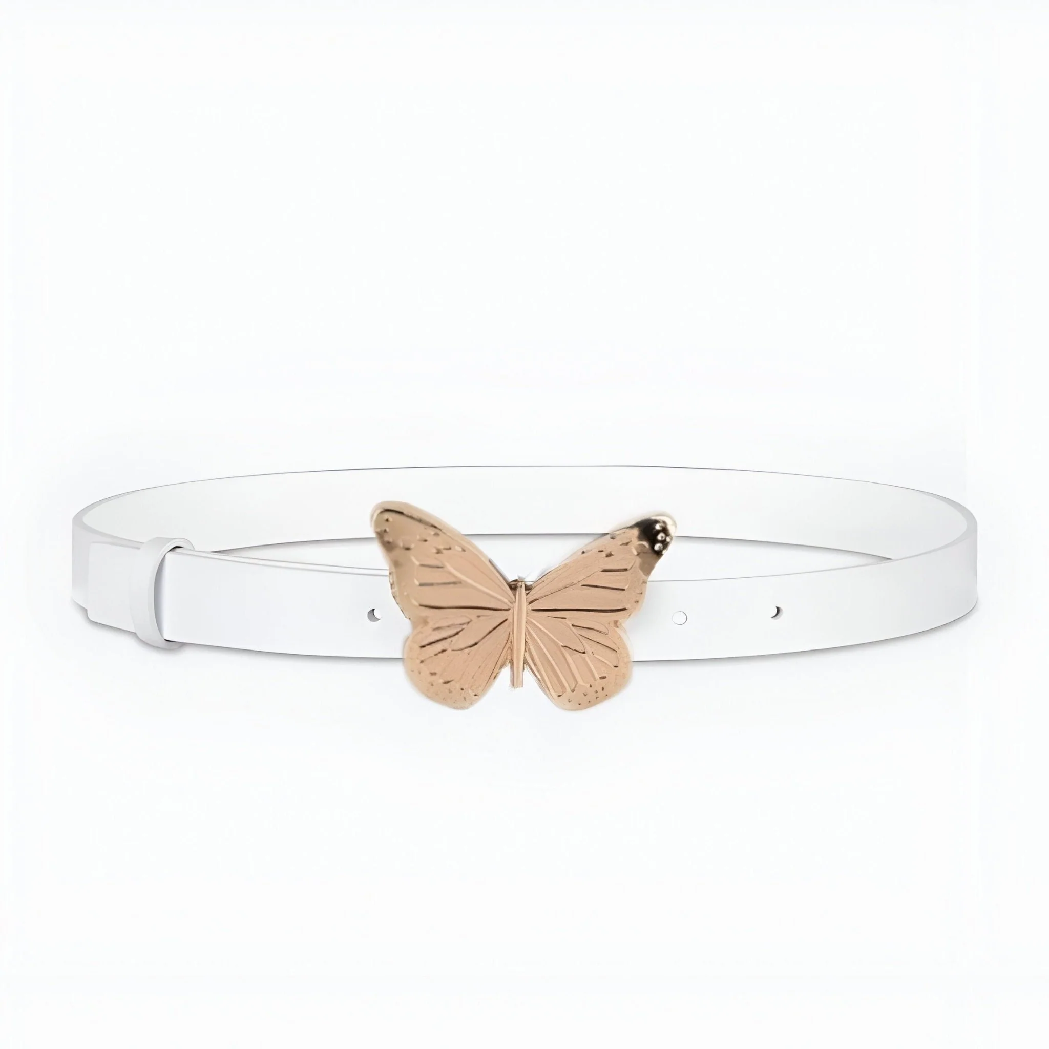 Dior Butterfly Buckle Belt With Punch Tool