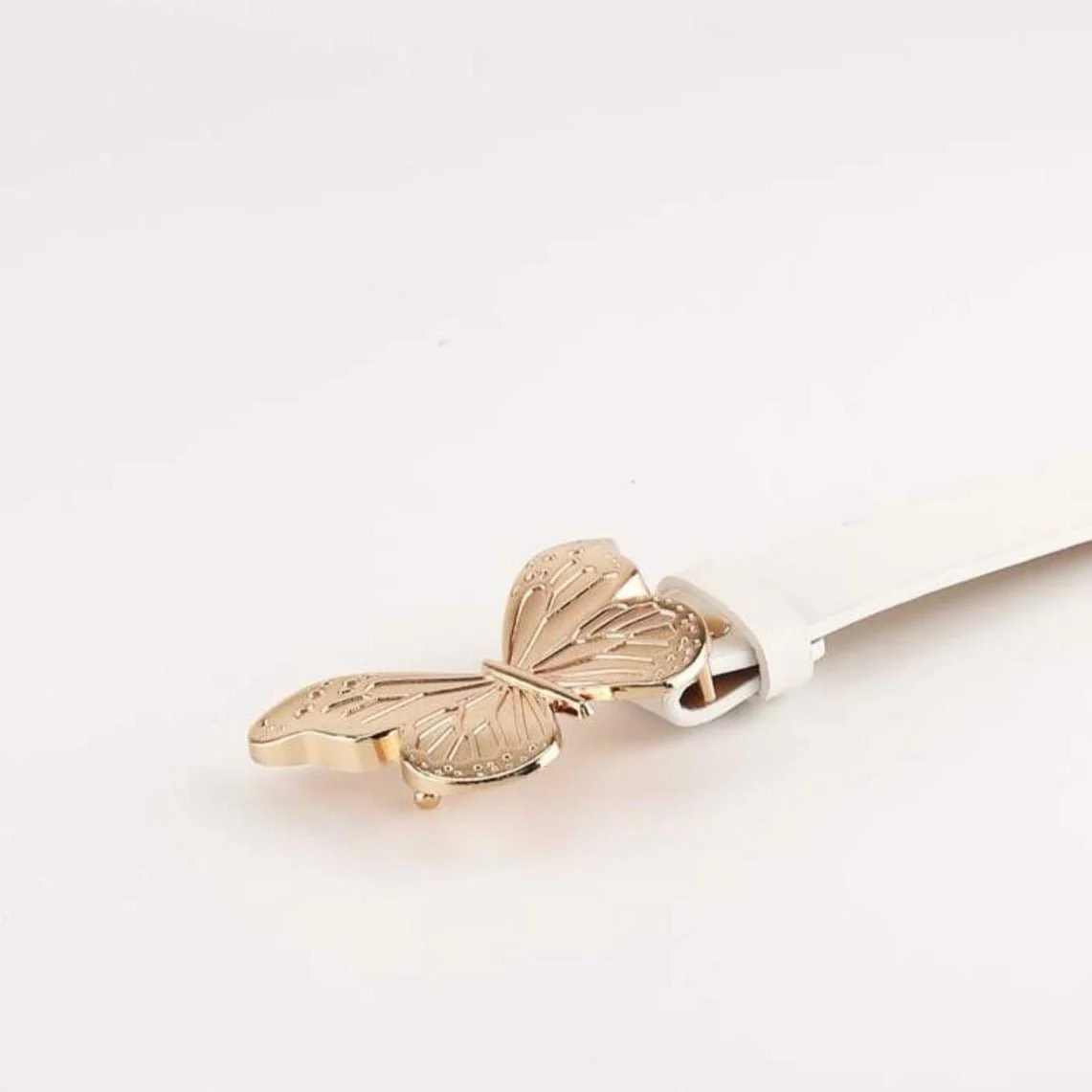 Dior Butterfly Buckle Belt With Punch Tool - Image 2