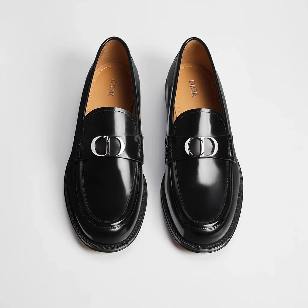 Dior Granville Loafer Black Polished Calfskin - Image 2