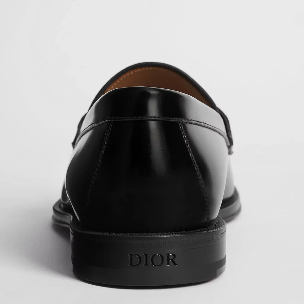 Dior Granville Loafer Black Polished Calfskin - Image 4