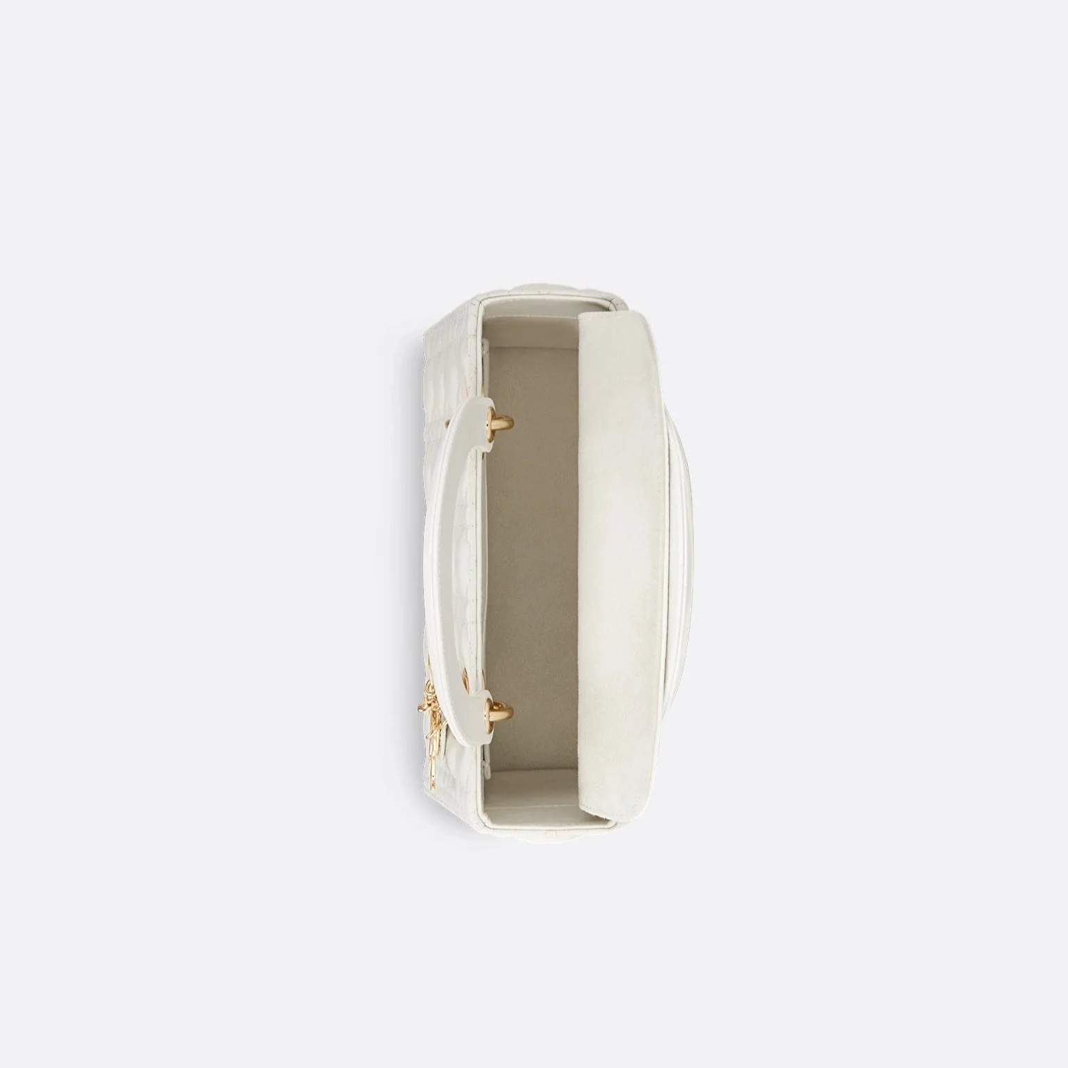 Dior Medium Lady White Bag - Image 3