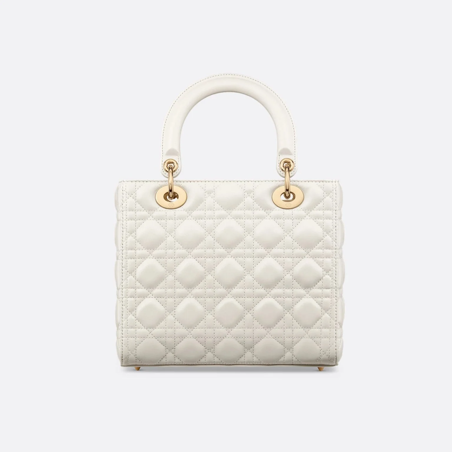 Dior Medium Lady White Bag - Image 5