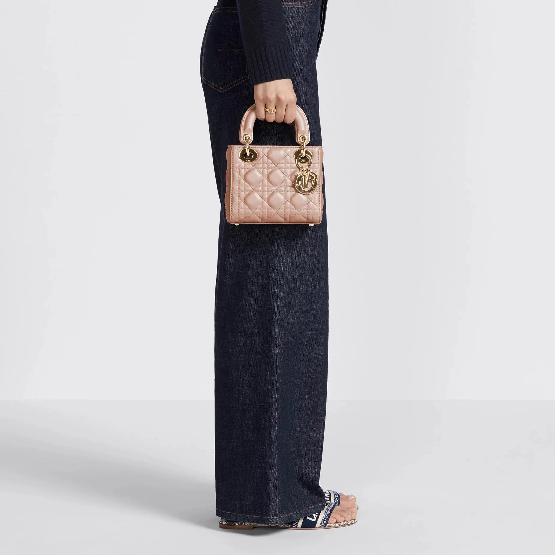 Dior Mini Lady Dior Bag Blush - Image 2