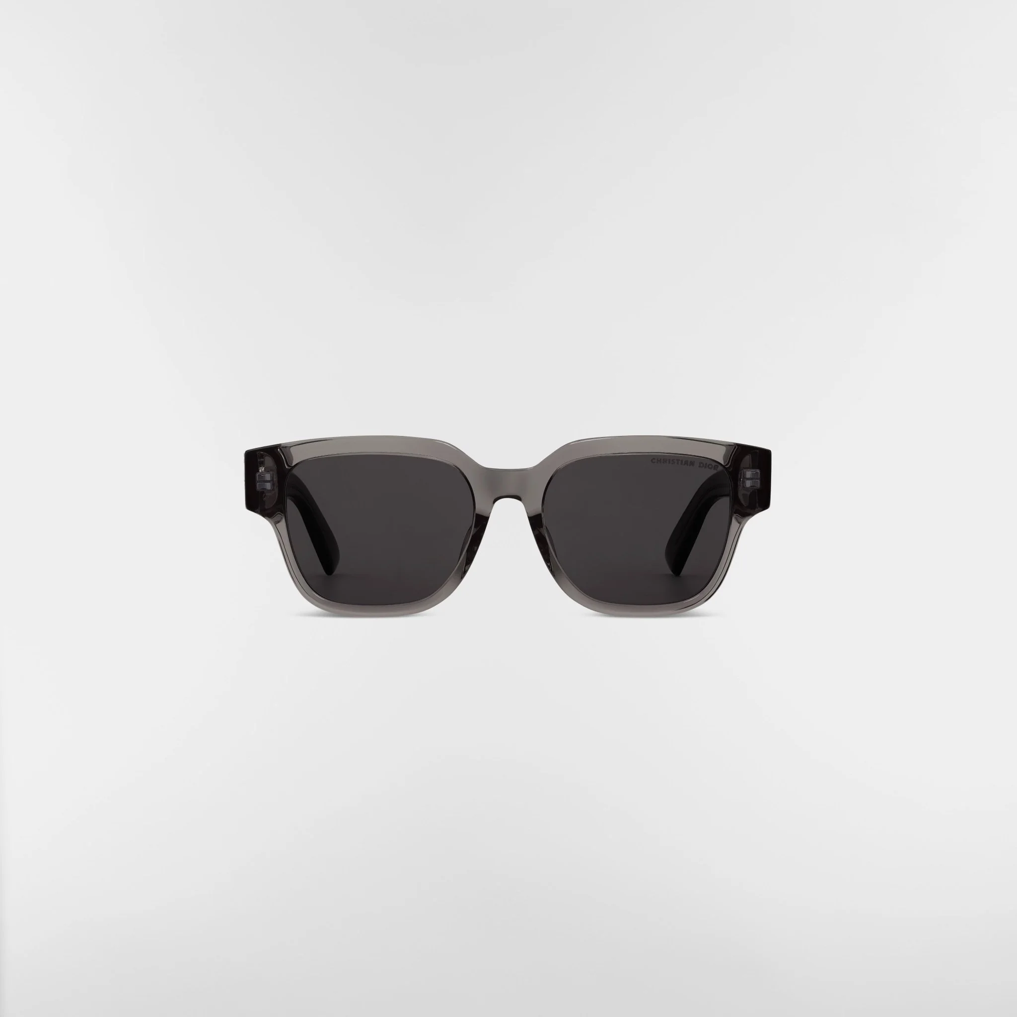 Dior Oblique Square Sunglasses Transparent Black - Image 2