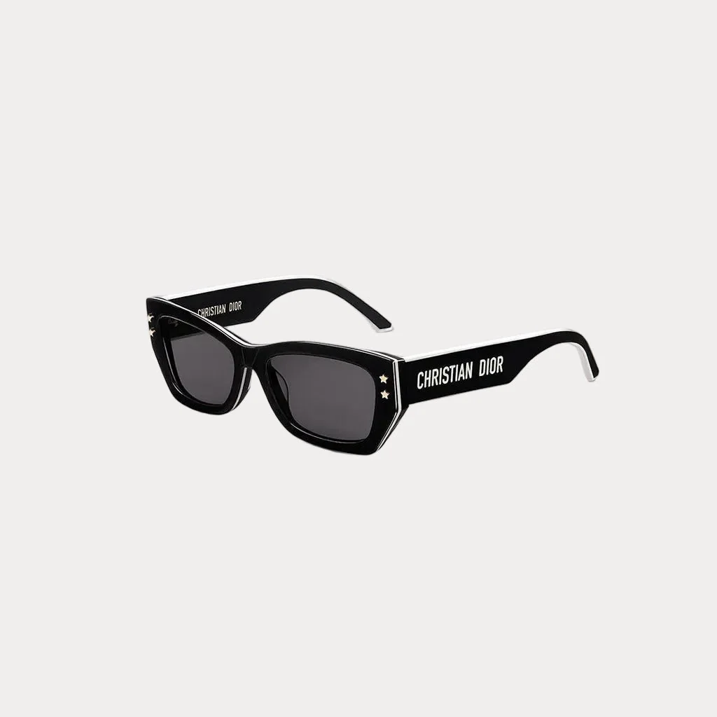Dior Rectangular Sunglasses In Black