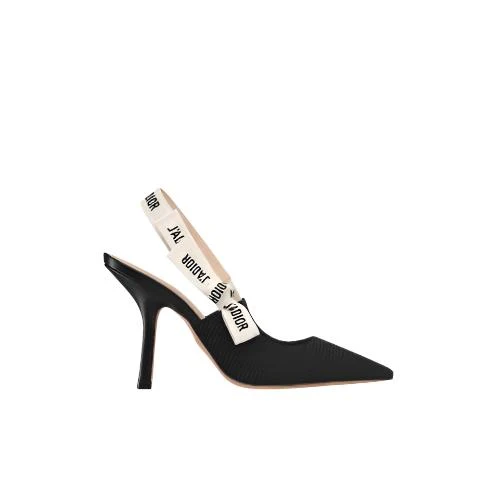 Dior Slingback Pump Black Technical Fabric - Image 4