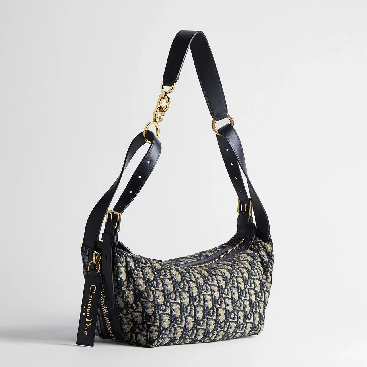 Dior Small D-Journey Bag Blue Dior Oblique Jacquard