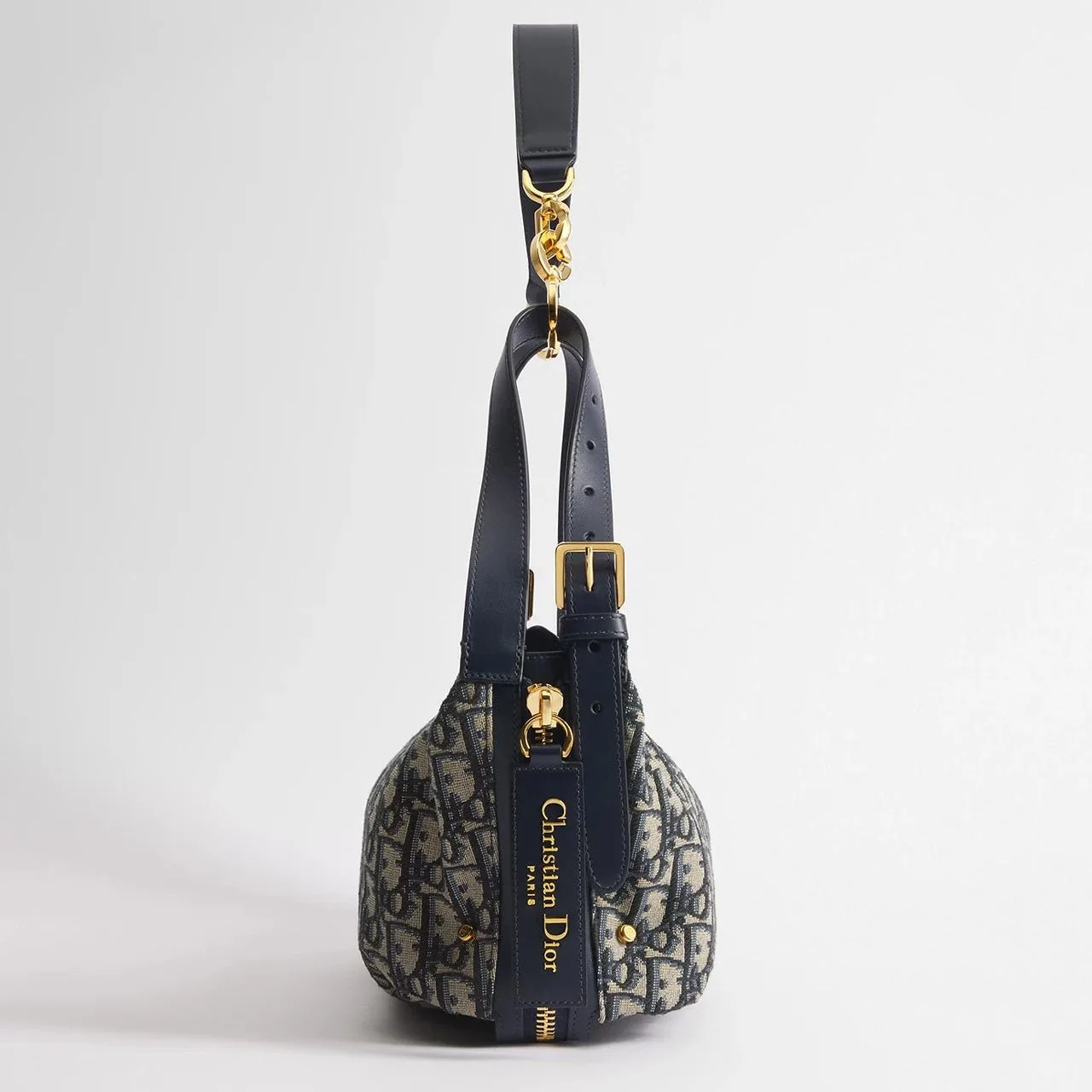 Dior Small D-Journey Bag Blue Dior Oblique Jacquard - Image 3