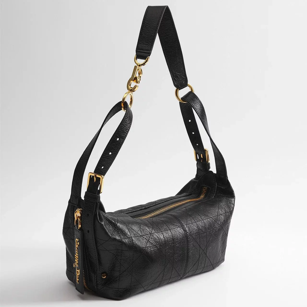 Dior Small D-Journey Bag Made Of Calfskin With a Crinkled Look - Image 2