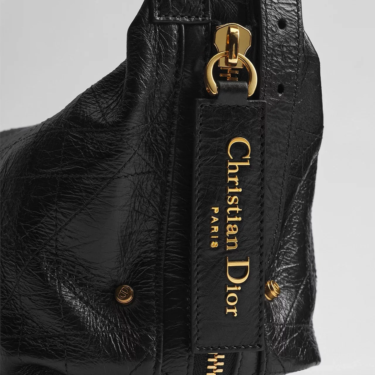 Dior Small D-Journey Bag Made Of Calfskin With a Crinkled Look - Image 4